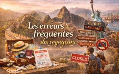 Les erreurs fréquentes des voyageurs
