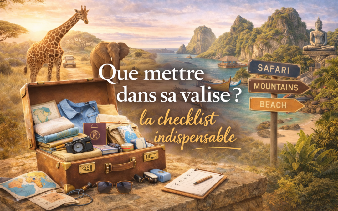 Que mettre dans sa Valise ? La checklist indispensable